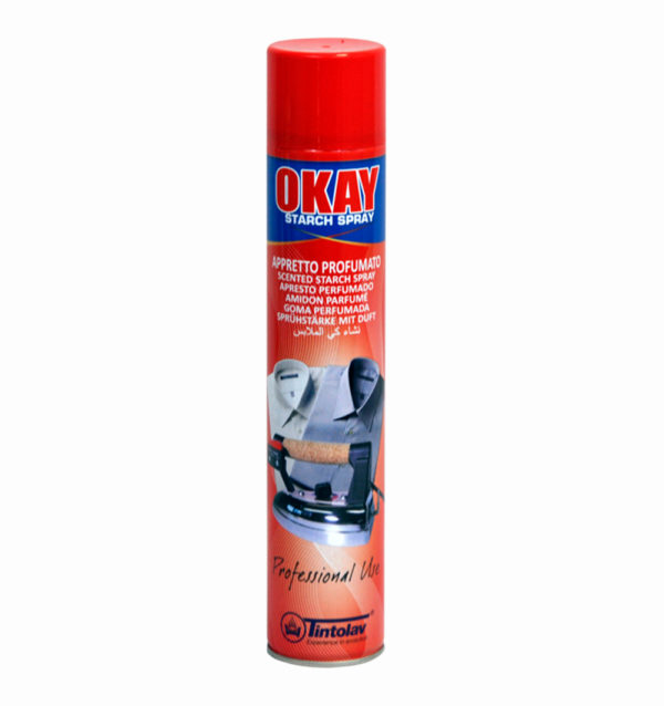 Spray OKAY Apresto - Accesorios CLAT Lavanderías